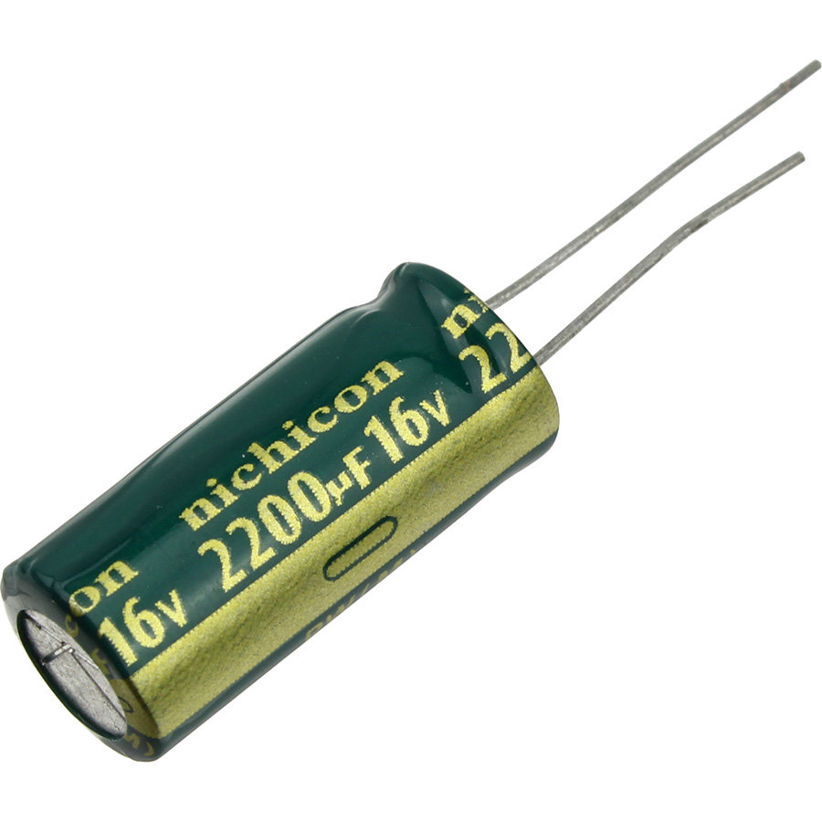 

Конденсатор 2200/16V d10 h23 105C PW