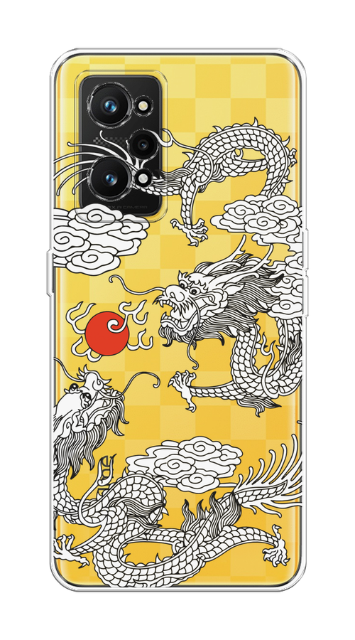 

Чехол на Realme GT Neo 3T/Neo 2 "Драконы с ножом", Прозрачный;черный;белый, 257750-1