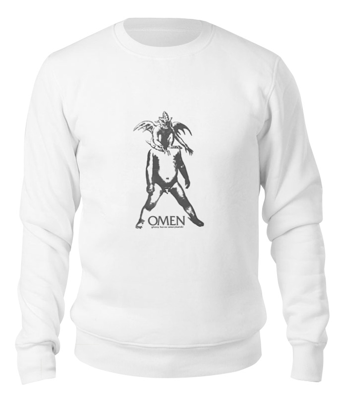 

Свитшот унисекс Printio Omen boy белый XS, Omen boy