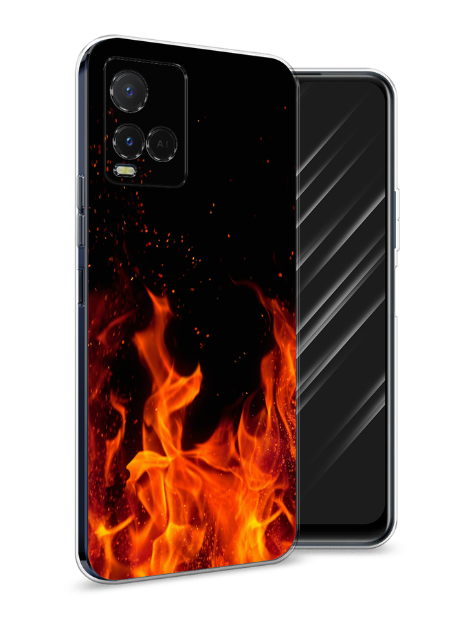 

Чехол Awog на Vivo Y21e "Все в огне", Разноцветный, 266350-4