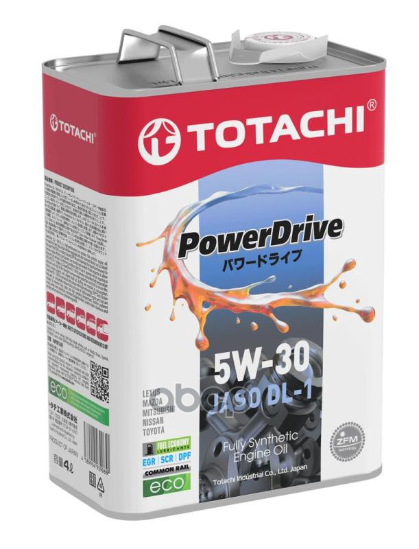 

Моторное масло Totachi POWERDRIVE Fully Synthetic 5W30 JASO DL-1 4л