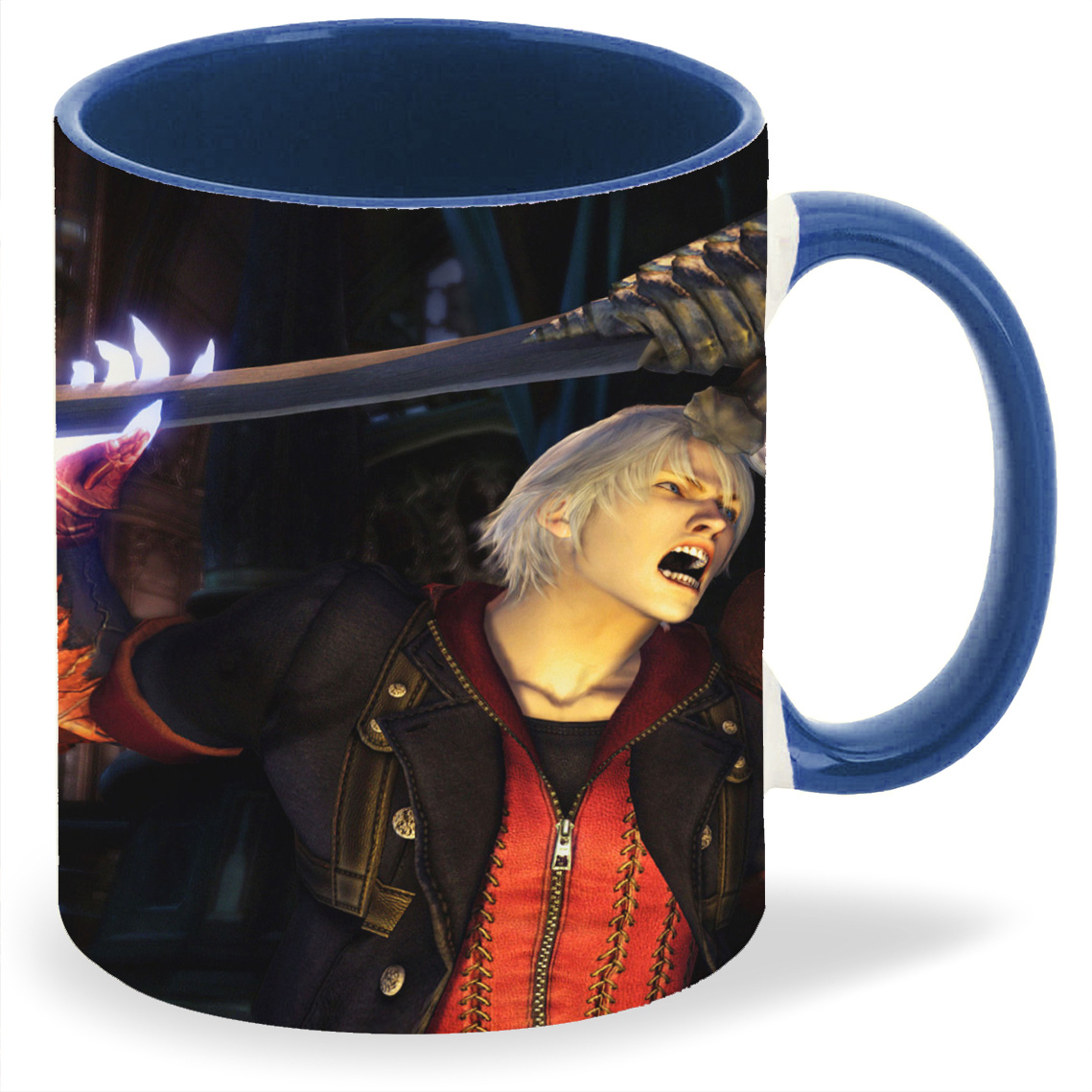

Кружка CoolPodarok devil may cry 4 Оскал Улыбка, devil may cry 4 Оскал Улыбка