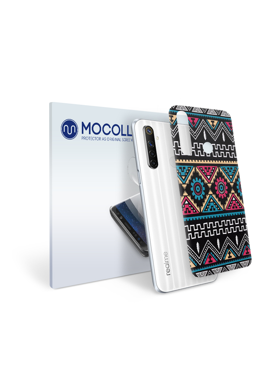 

Пленка защитная MOCOLL для задней панели REALME 3 Pro Богемный узор Икат