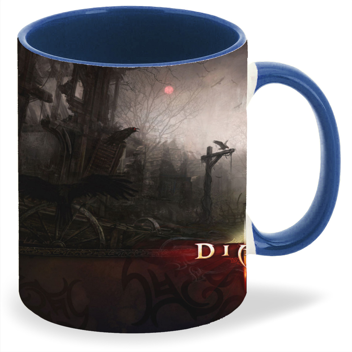 

Кружка CoolPodarok Diablo 3 Вороны Виселица, Diablo 3 Вороны Виселица