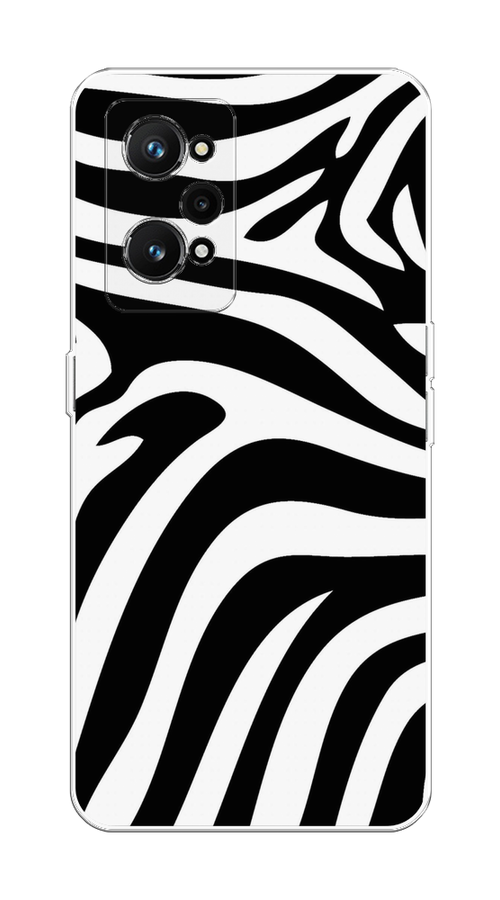 

Чехол на Realme GT Neo 3T/Neo 2 "Полоски зебры", Черный;белый;бежевый, 257750-1