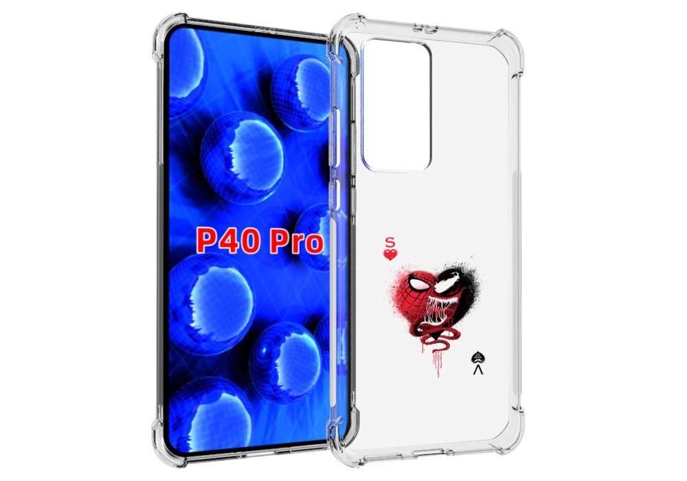 Чехол MyPads Веном для Huawei P40 Pro противоударный