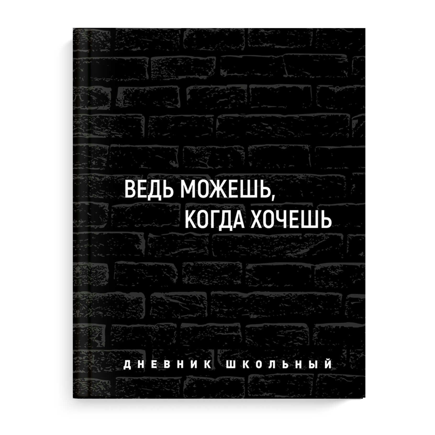 

Дневник универсальный Феникс 48л А5+ Ведь можешь, Черный, 1839659