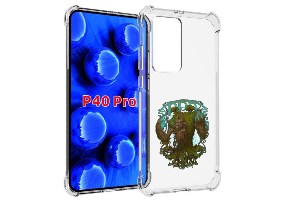

Чехол MyPads trent protector для Huawei P40 Pro противоударный, Прозрачный, Tocco