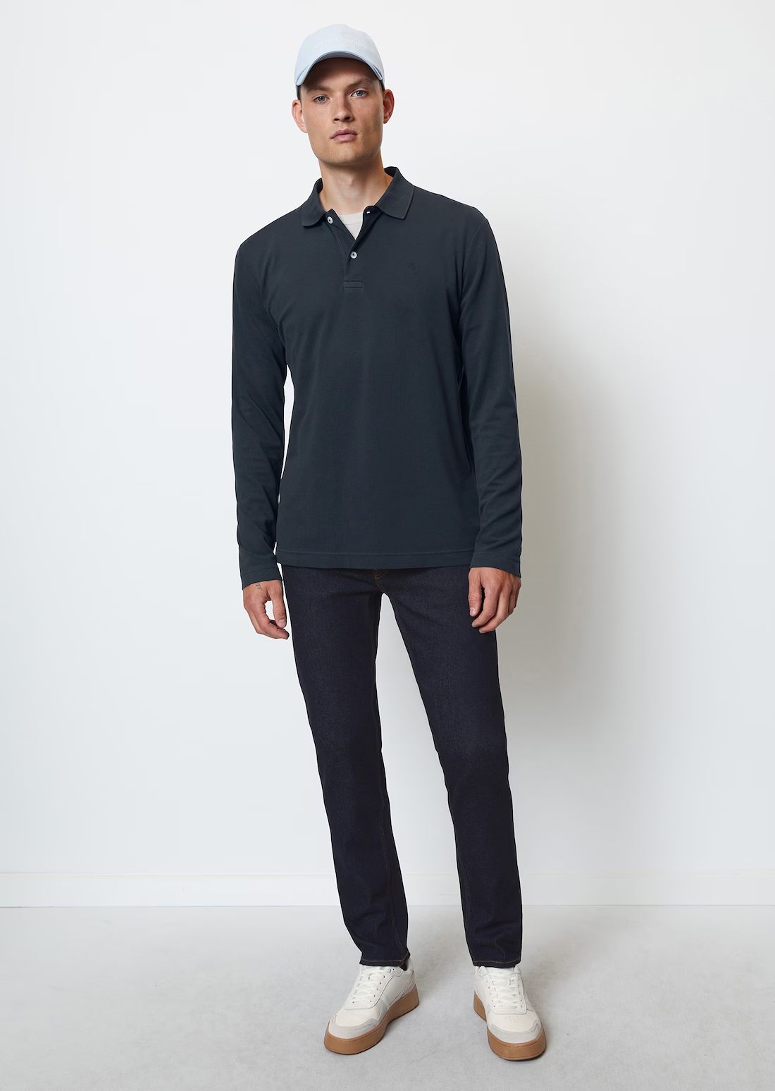 

Лонгслив мужской Marc O’Polo 327214755030 синий 2XL, 327214755030
