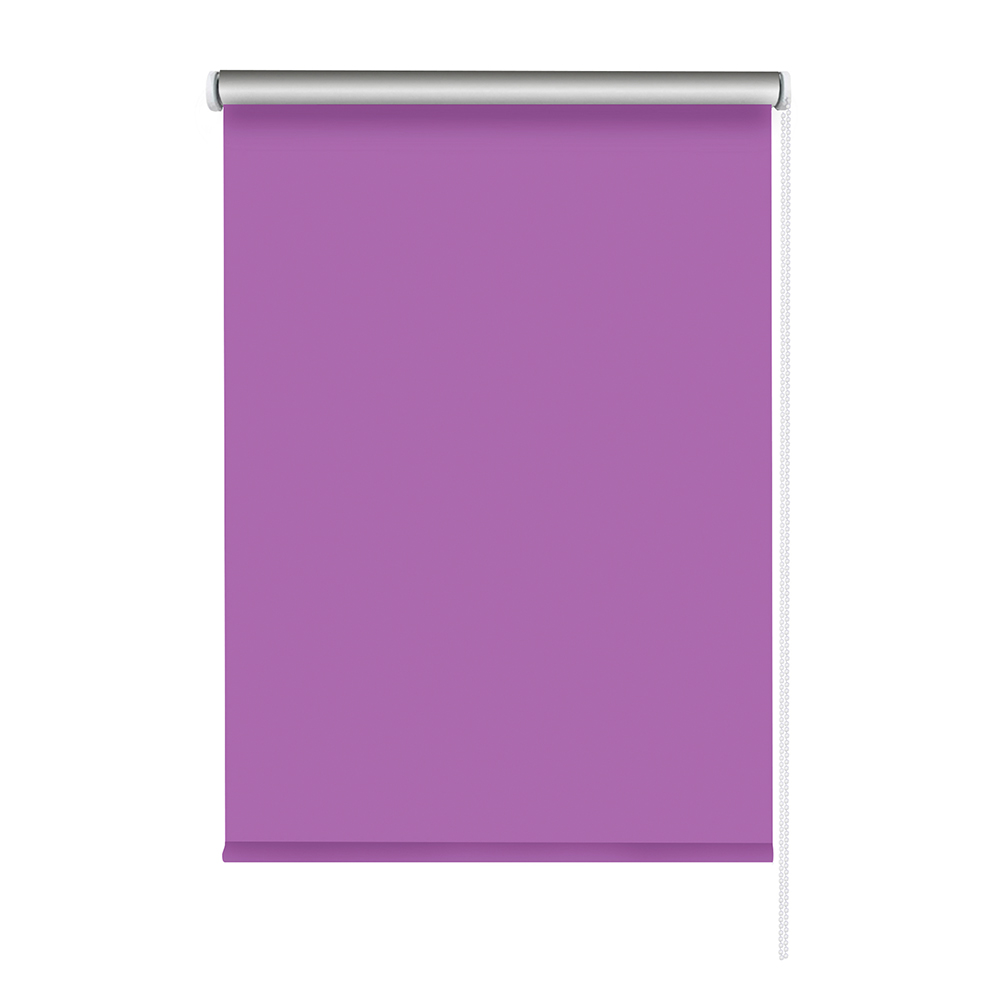 Рулонная штора светонепроницаемая NEODECO SilverBack 55х160 м фиолетовая