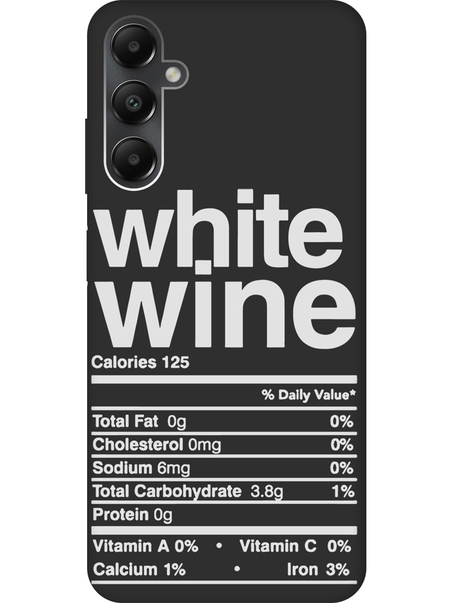 

Матовый Soft Touch силиконовый чехол на Samsung Galaxy A05s "Wine W" черный, Черный;белый;серый, 20001457