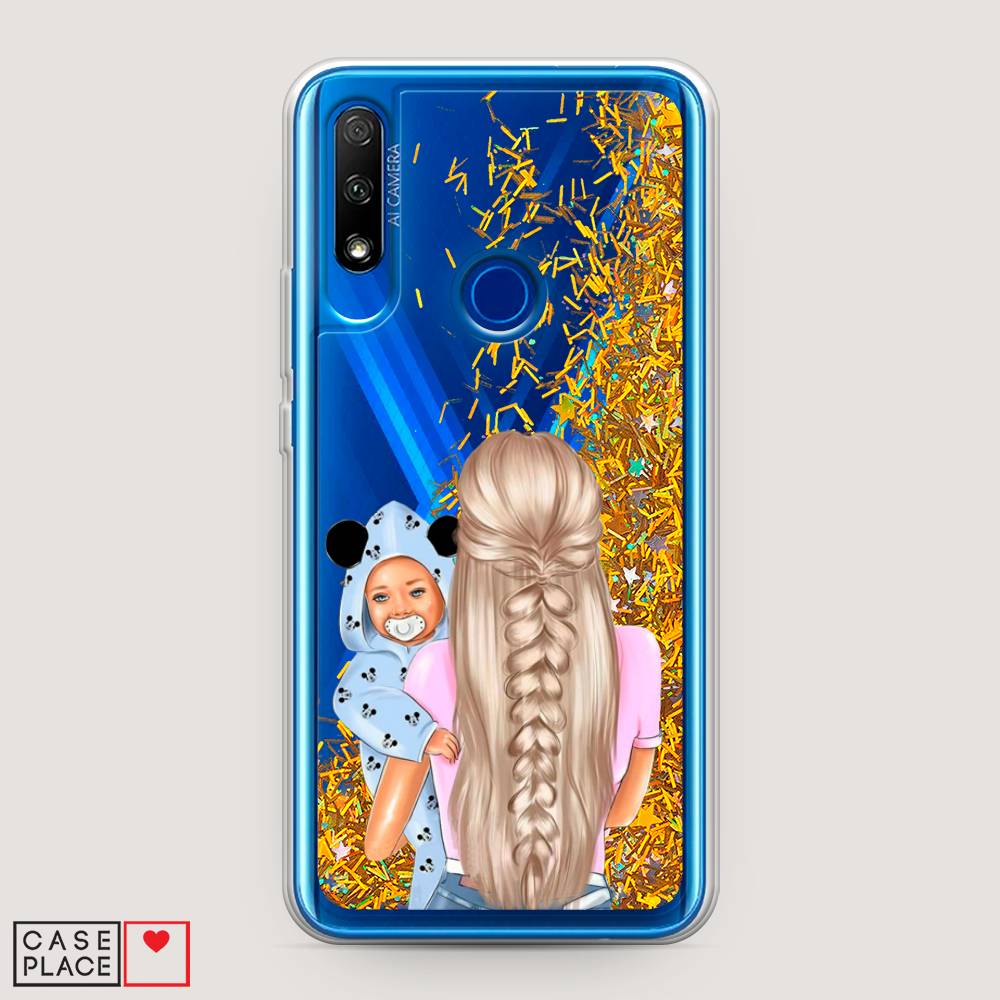 

Чехол Awog на Honor 9X "Молодая мама", Бежевый;голубой, 69990-1
