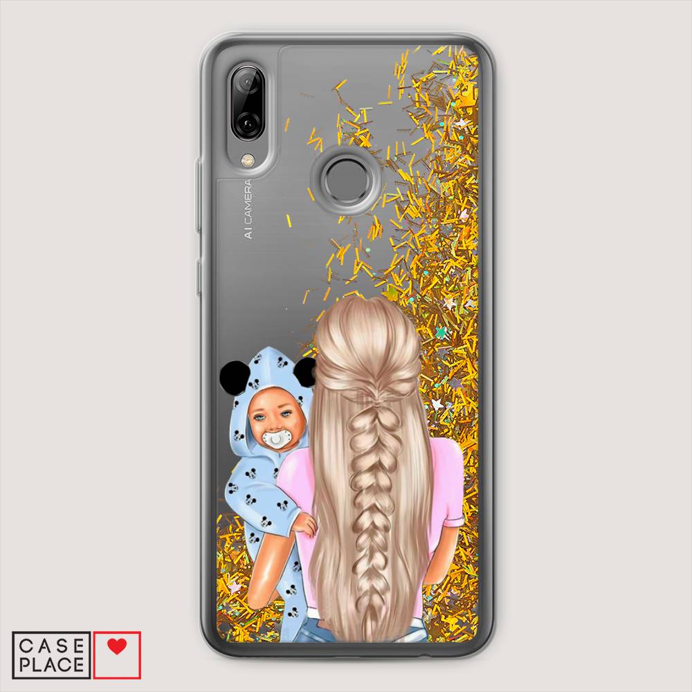 

Чехол Awog на Honor 10 Lite "Молодая мама", Бежевый;голубой, 67590-1