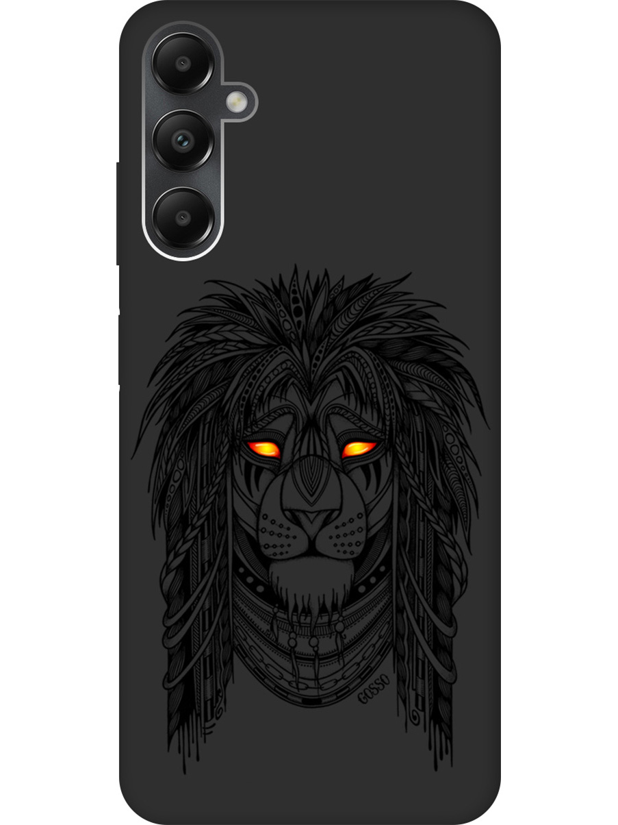 

Матовый Soft Touch силиконовый чехол на Samsung Galaxy A05s "Grand Leo" черный, Черный;желтый, 20001457