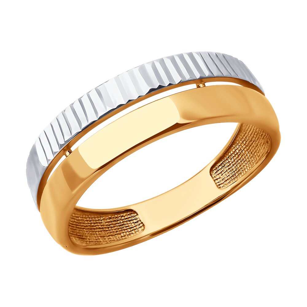 

Кольцо обручальное из золота р. 19,5 Diamant 51-110-02742-1, 51-110-02742-1