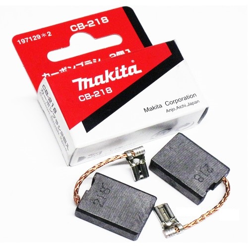 Угольные щетки СВ-218 Makita (197129-2), 1 комплект щетки угольные для инструмента bosch 404 306 аutostop 2 шт