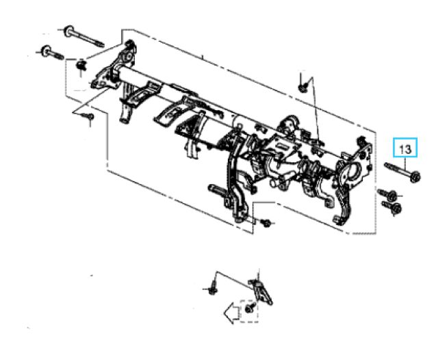 

Болт шайба 8X86, HONDA,Оригинал, 1 шт., 1