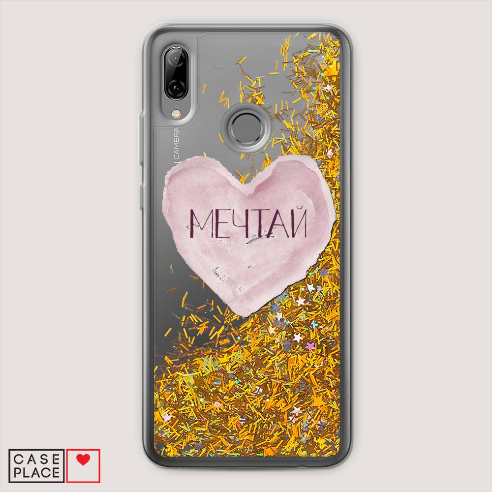 

Чехол Awog на Huawei P Smart 2019 "Мечтай сердце", Розовый, 67290-1
