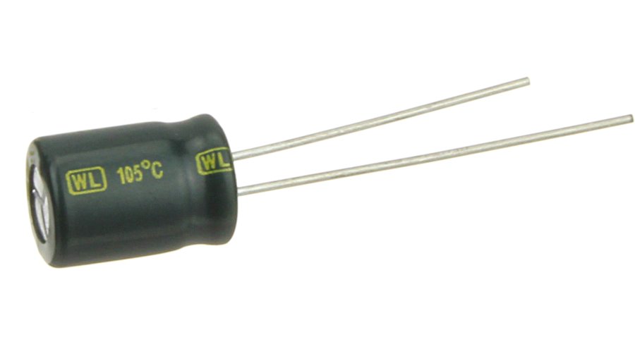 

Конденсатор 220/25V d7 h11 105C (WL для компьютера)