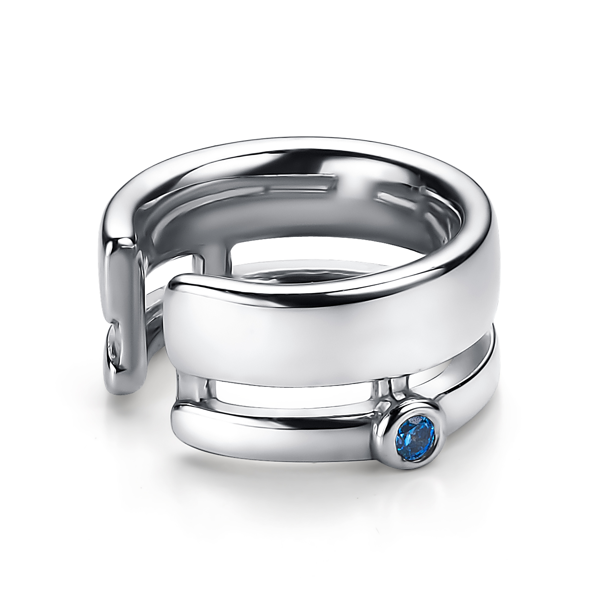 

Серьги из серебра с Swarovski 02-2575/0СВ2-00 АЛЬКОР, 02-2575/0СВ2-00