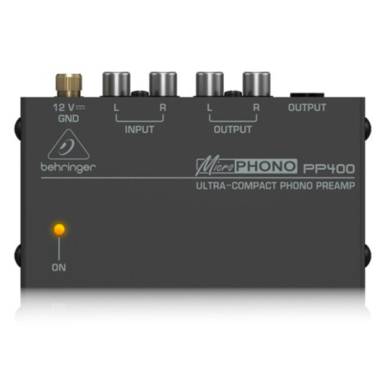 Фонокорректор Behringer MicroPHONO PP400 Black