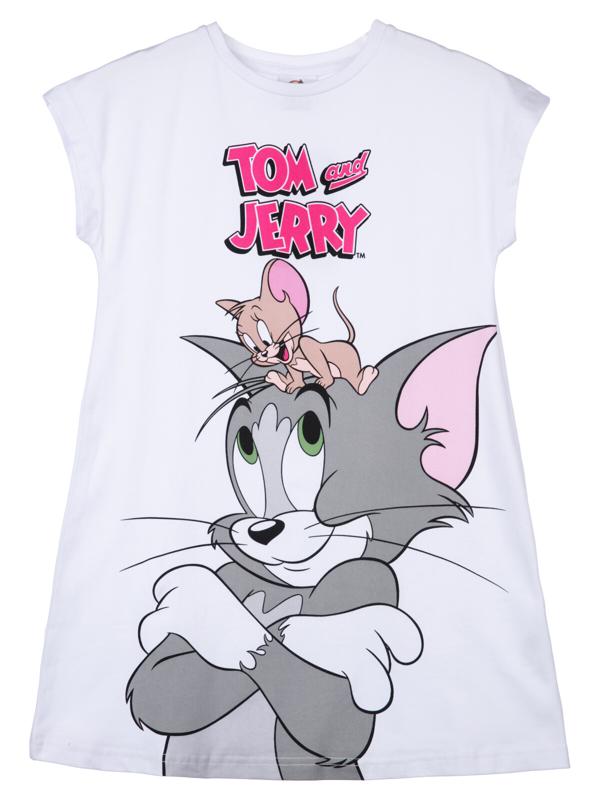 

Сорочка ночная детская PlayToday 12442175, белый; разноцветный, 98, 12442175