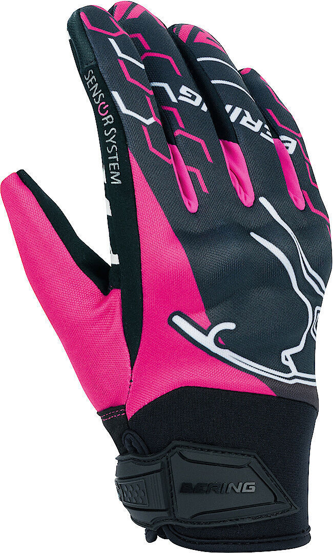 

Перчатки женские Bering LADY WALSHE арт.BGE486-T6 Black/Fuxia T6, Розовый;черный, LADY WALSHE