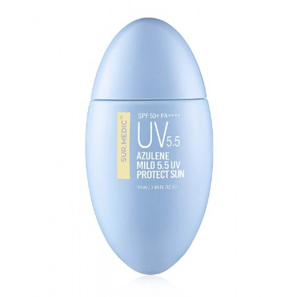 Купить Солнцезащитный крем с азуленом Sur.Medic+ Azulene Mild 5.5 UV Protect Sun SPF50+ PA++++
