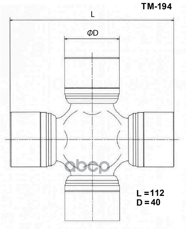 

Крестовина Карданного Вала Toyo TOYO арт. TM-194