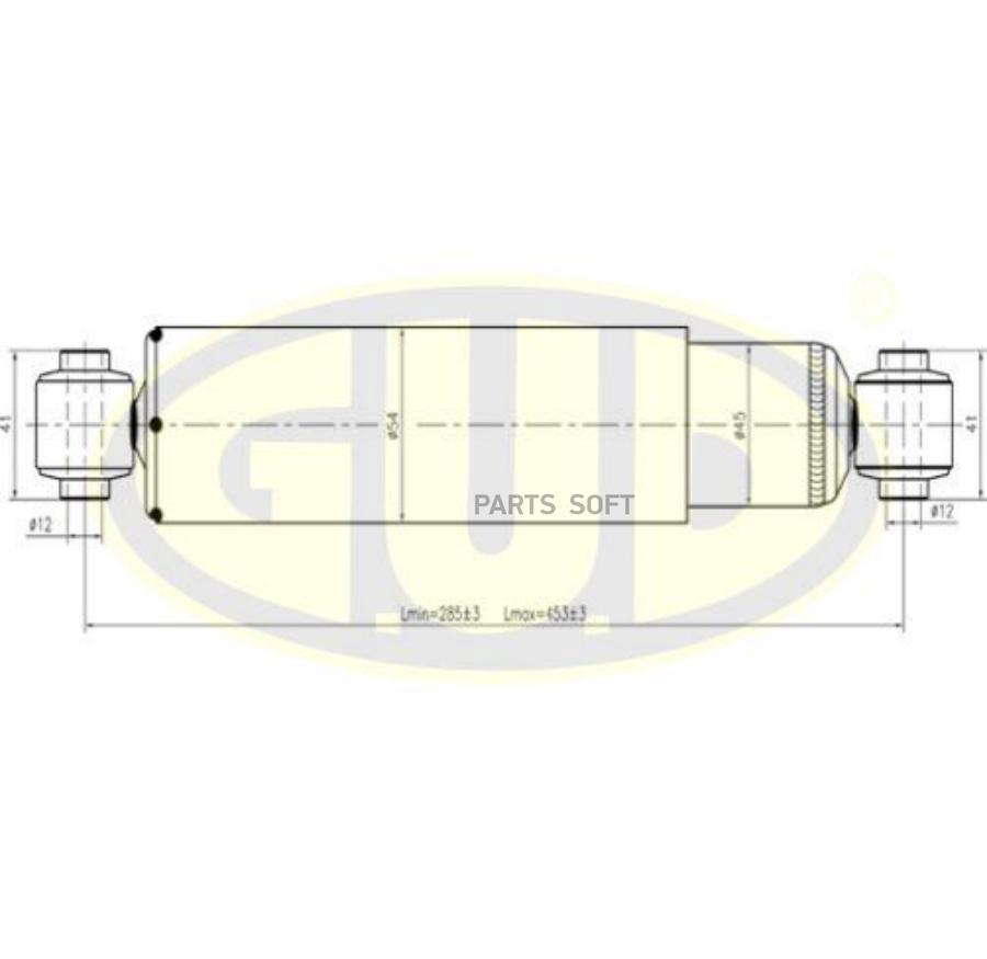 

GUD GSA344080 Амортизатор chr voyager 95-00 зад 1шт