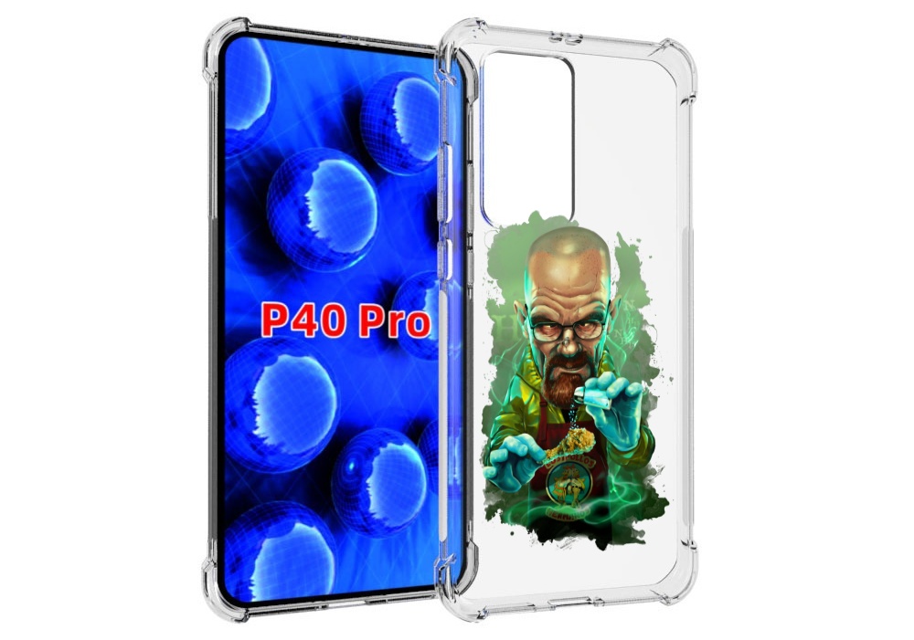 

Чехол MyPads повар для Huawei P40 Pro противоударный, Прозрачный, Tocco