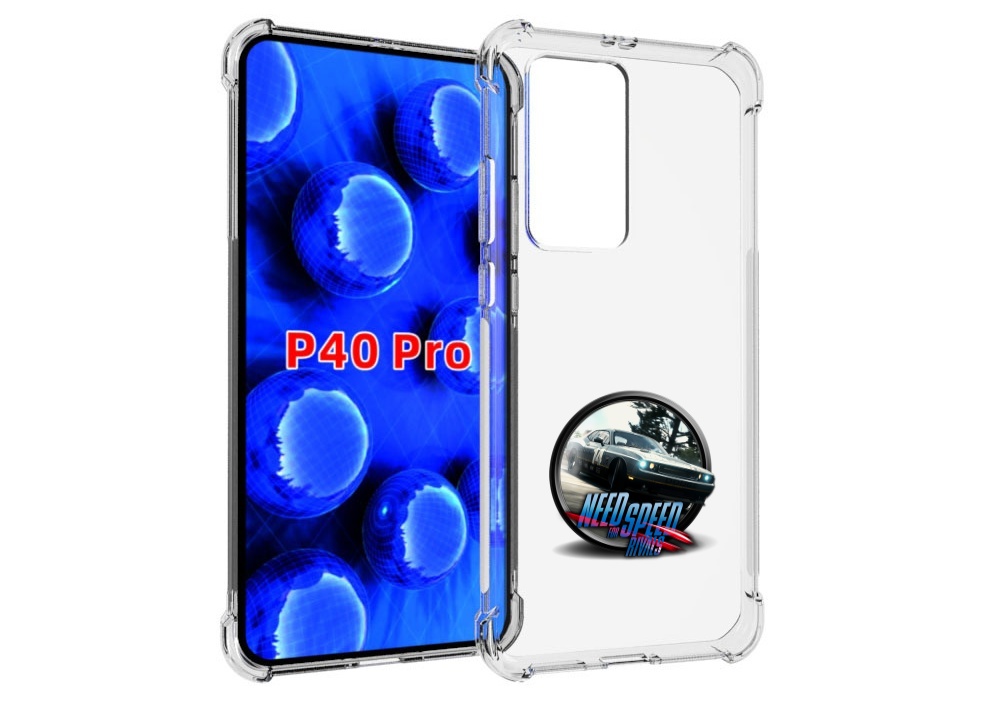 

Чехол MyPads Гонки для Huawei P40 Pro противоударный, Прозрачный, Tocco