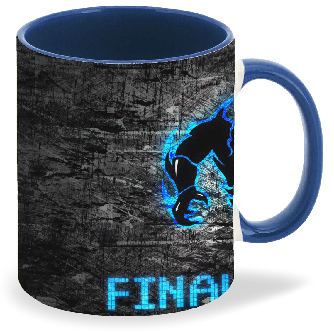 фото Кружка coolpodarok finalboos логотип серый фон
