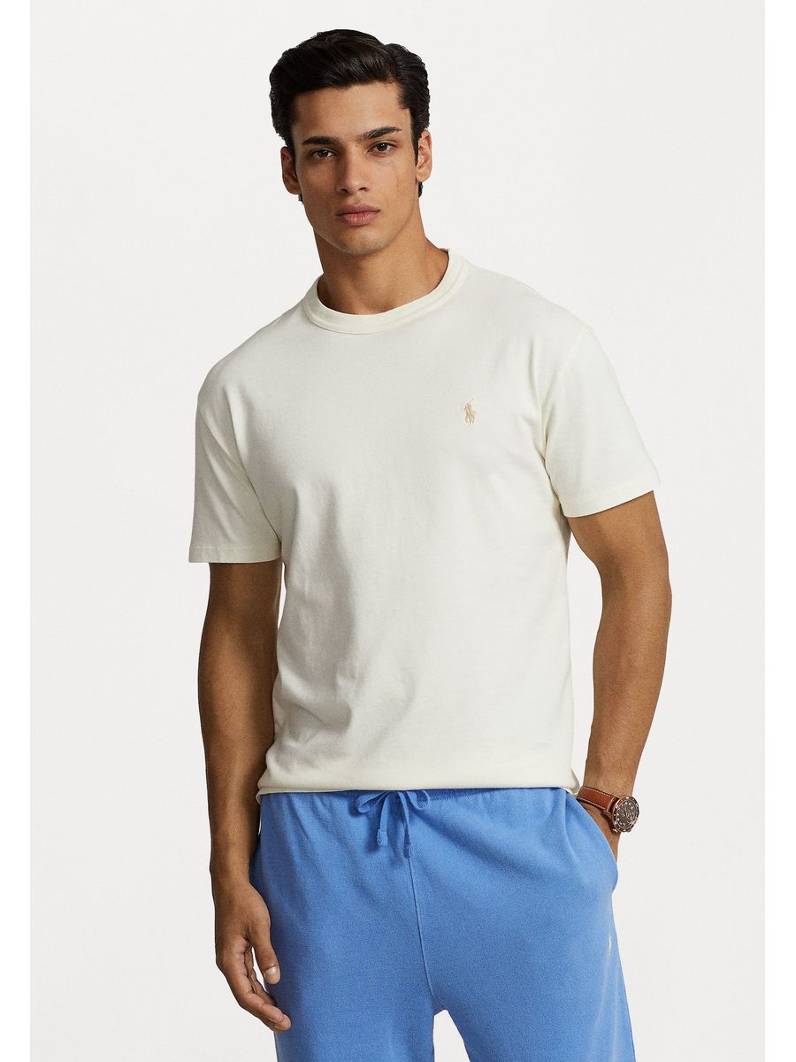 

Футболка мужская Polo Ralph Lauren PO222O0FV бежевая L, Бежевый, PO222O0FV