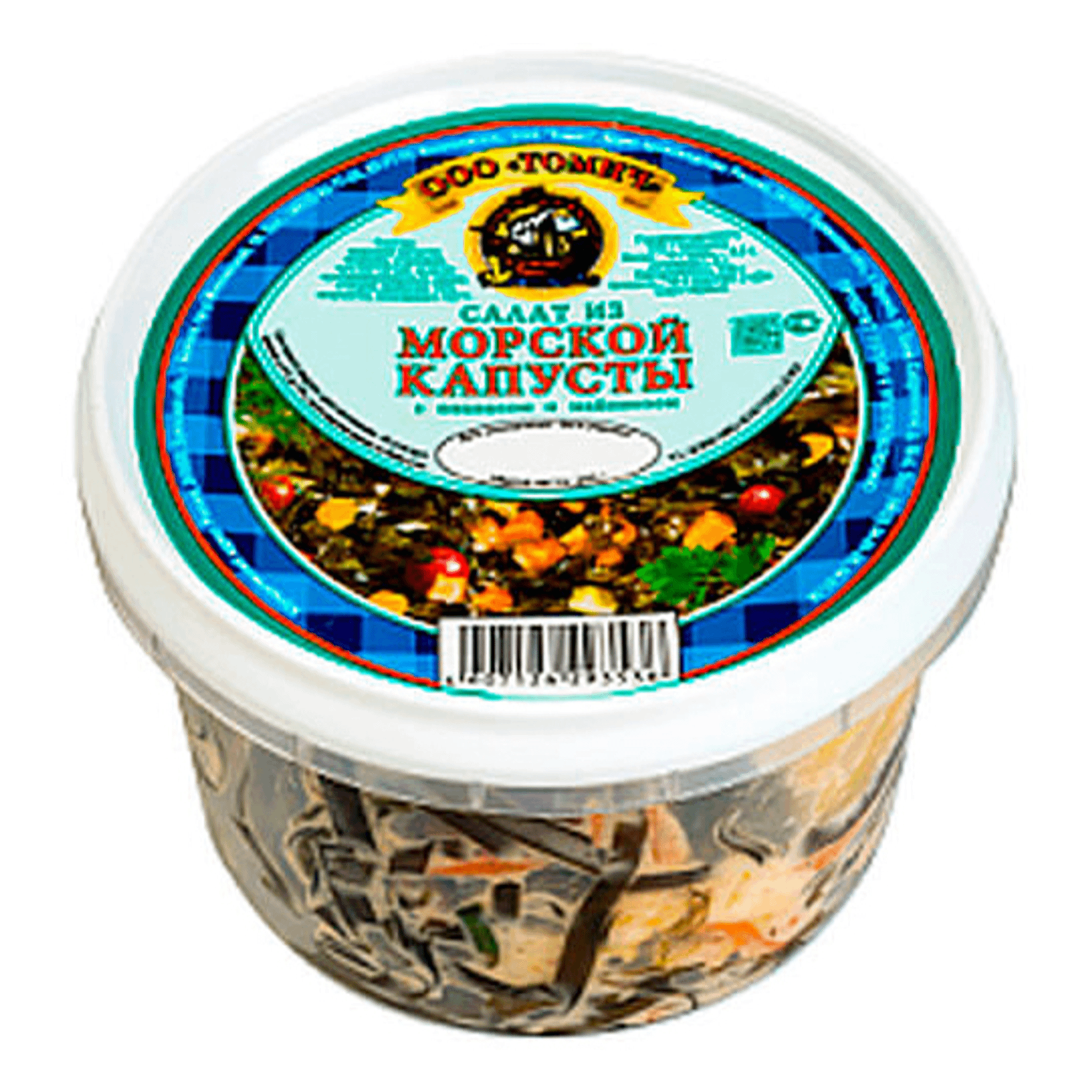 

Салат Томич из морской капусты с ананасом в майонезе 200 г