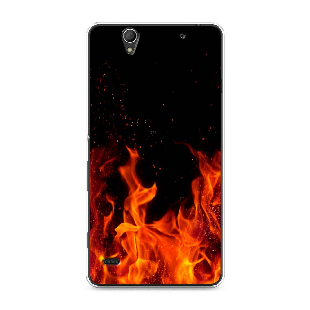 

Чехол Awog на Sony Xperia C4 "Все в огне", Разноцветный, 52650-4