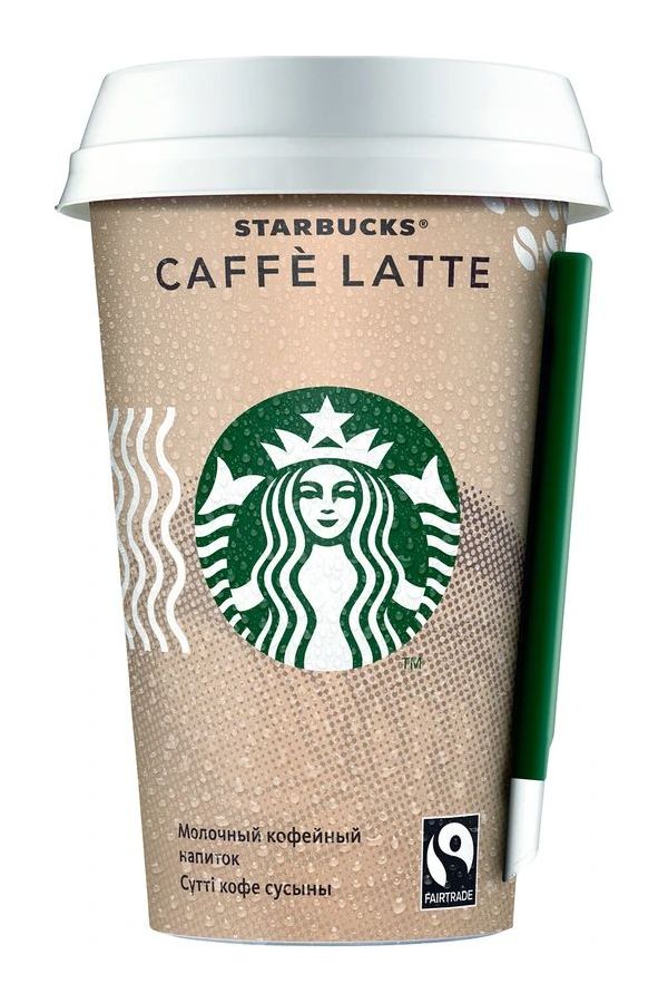Молочно-кофейный напиток Starbucks Latte с повышенным содержанием протеина 330 мл 475₽