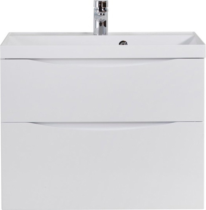 

Тумба с раковиной BelBagno Marino H80 bianco lucido, Белый