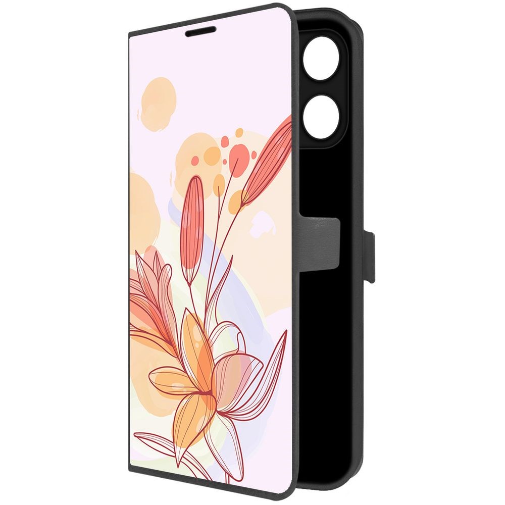 

Чехол-книжка Krutoff Eco Book для Poco M6 Pro 5G Фантазия (черный)
