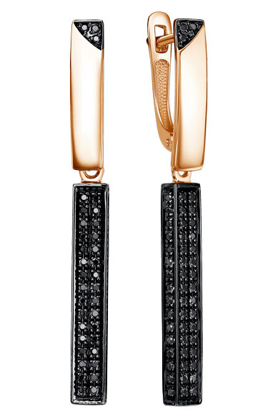 

Серьги из красного золота с бриллиантом Империал S2044-105, S2044-105