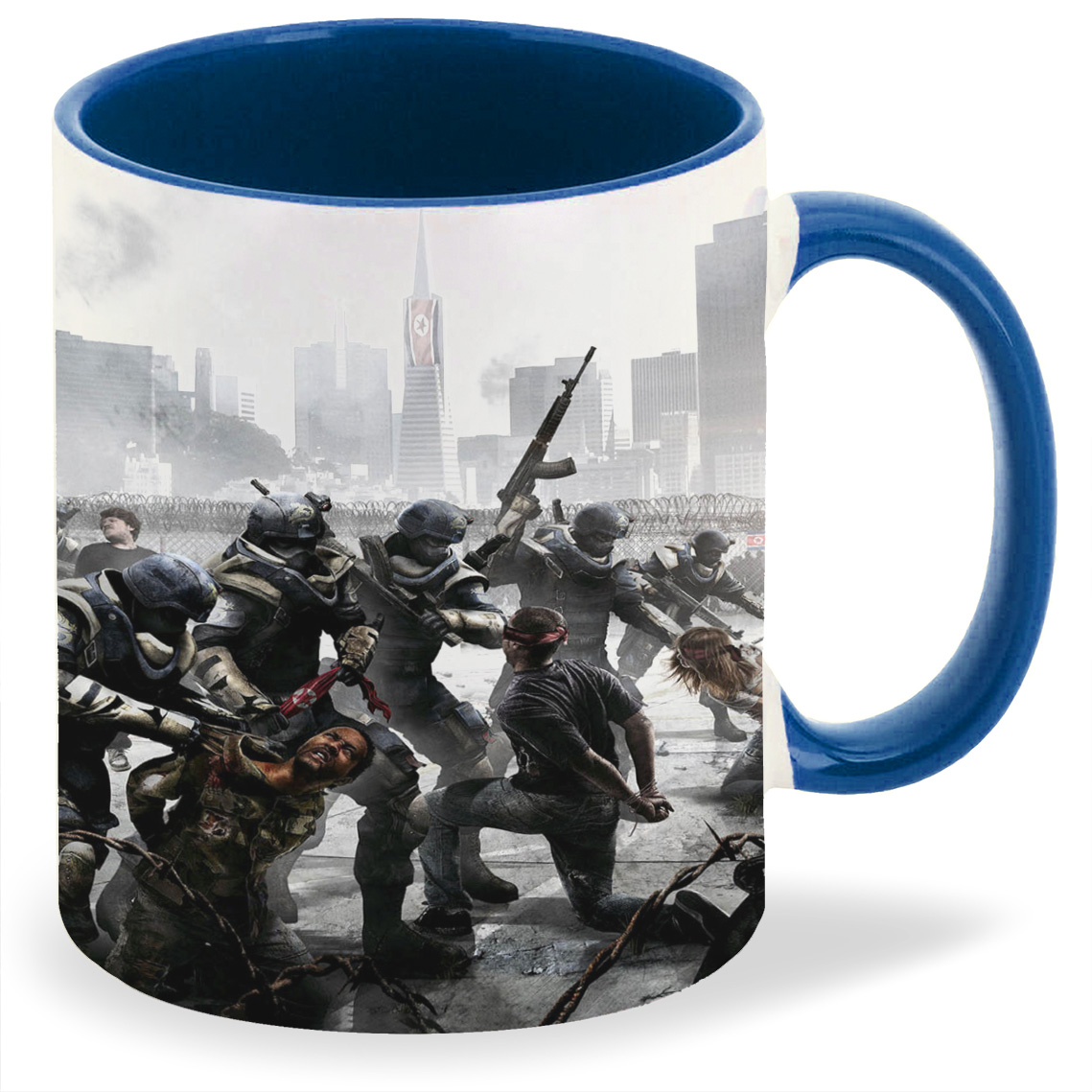 

Кружка CoolPodarok homefront Солдаты на коленях Повязка на глазах, homefront Солдаты на коленях Повязка на глазах