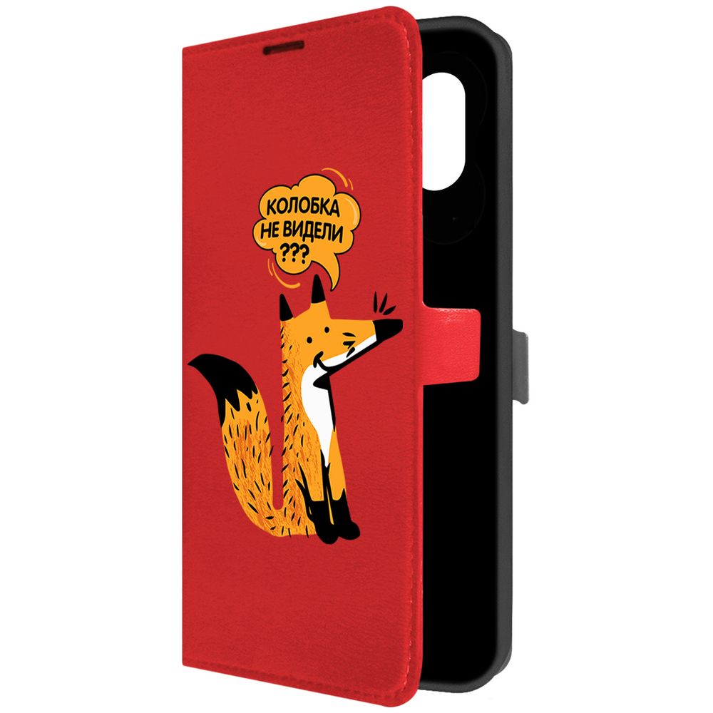 

Чехол-книжка Krutoff Eco Book для Samsung Galaxy M04 (M045) Лиса (красный)