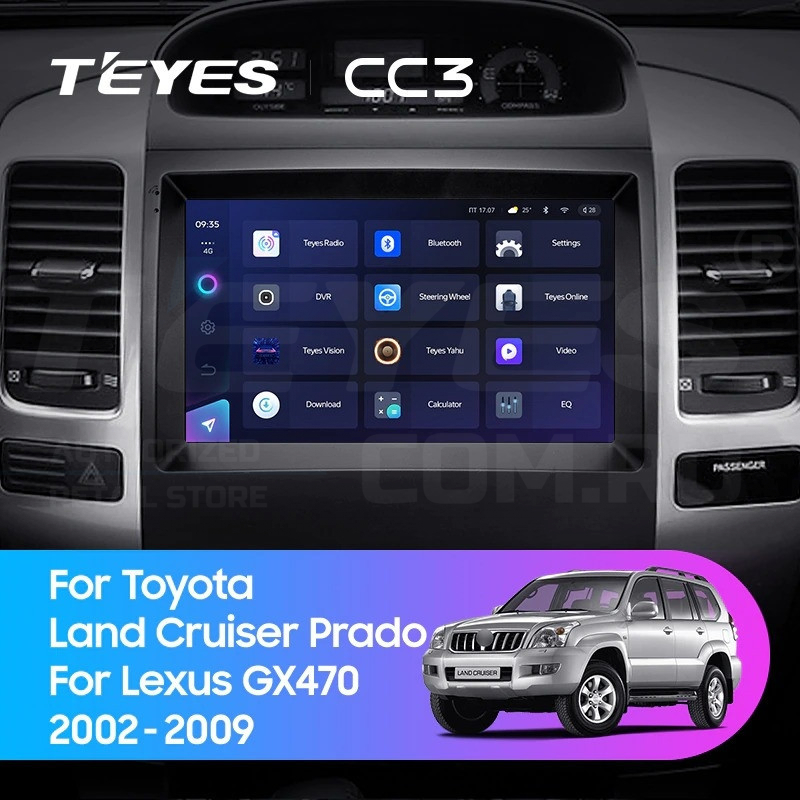 

Штатная магнитола Teyes CC3L 4/64 Lexus GX470 (2002-2009) F2, CC3L