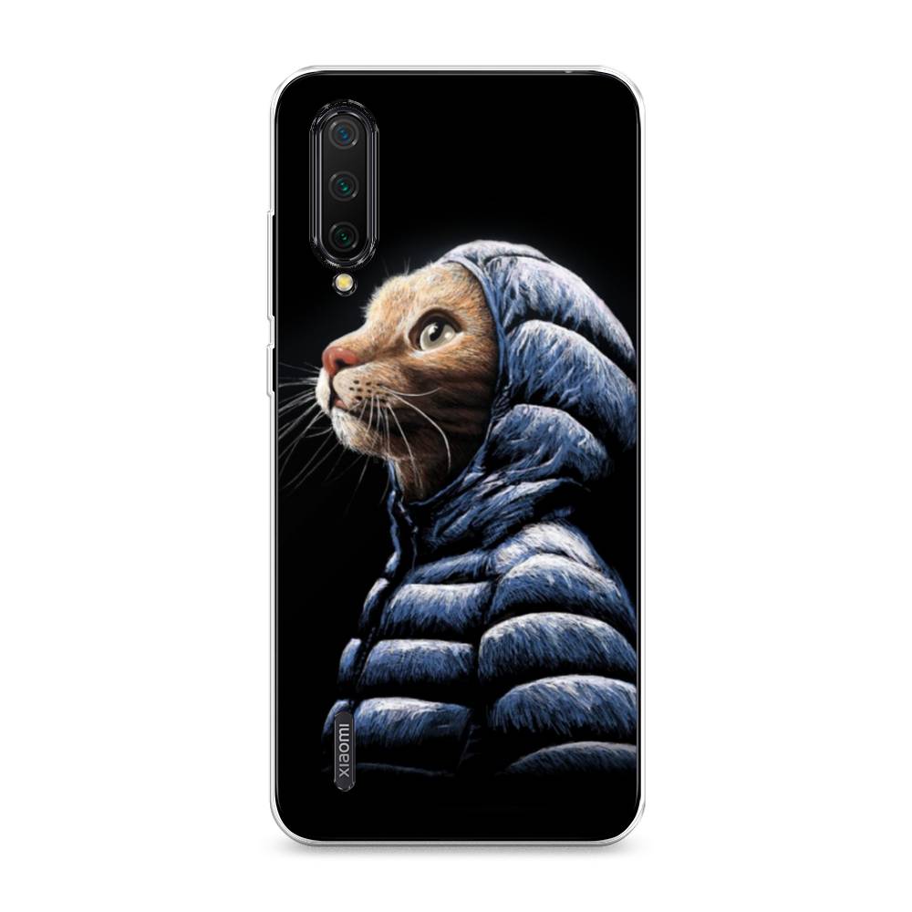 

Чехол Awog на Xiaomi Mi CC9 "Кот в капюшоне", Разноцветный, 36150-2