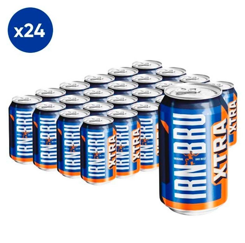 Газированный напиток Irn Bru Xtra, 0,33 л х 24 шт