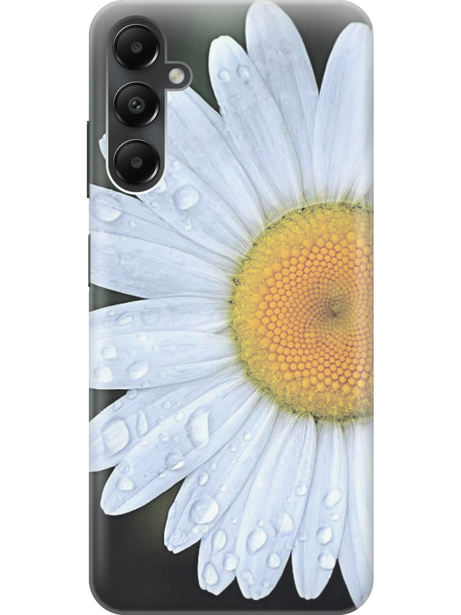 

Силиконовый чехол на Samsung Galaxy A05s "Ромашка", Белый;желтый;черный, 20001456