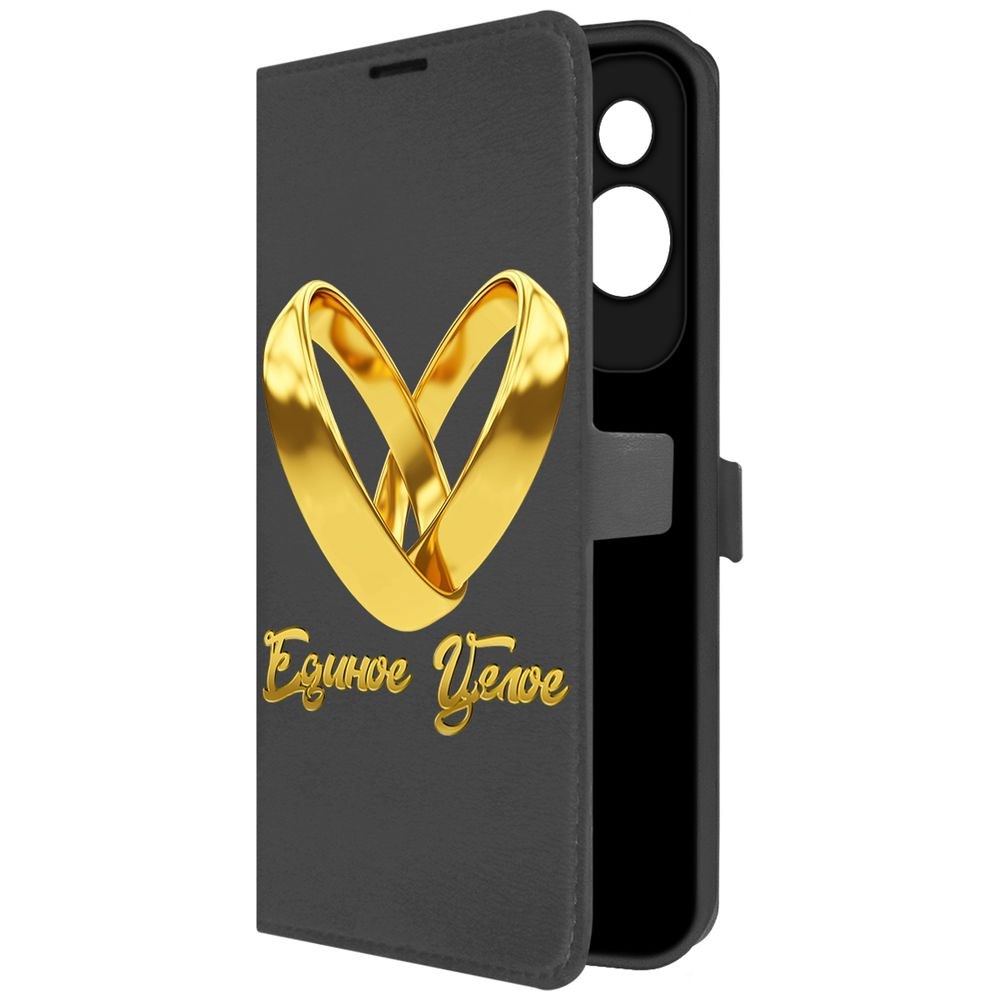 

Чехол-книжка Krutoff Eco Book для Honor X50i Единое целое (черный)