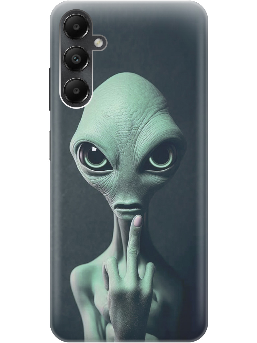 

Силиконовый чехол на Samsung Galaxy A05s "Инопланетянин", Зеленый;синий;черный, 20001456