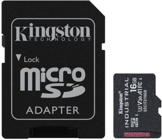 Карта памяти Kingston Micro SDHC 16Гб KVR16LR11D4/16KF