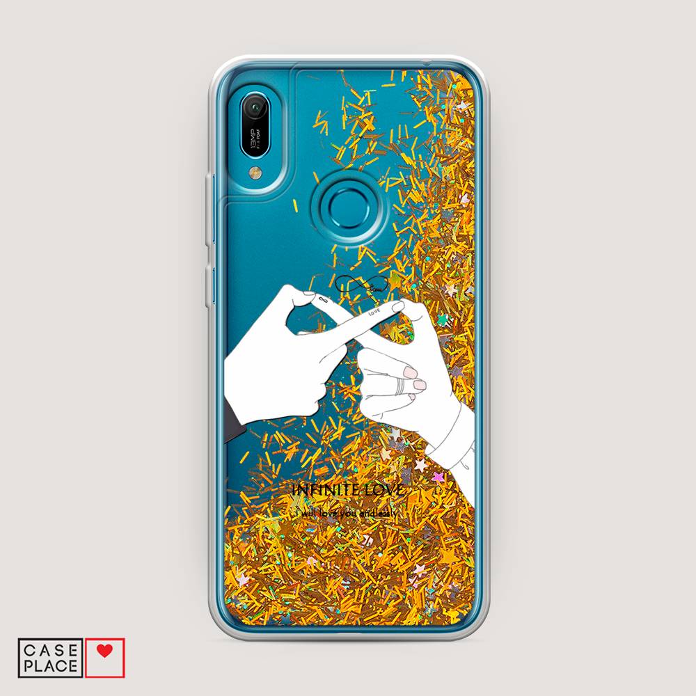 

Чехол Awog на Huawei Y6 2019 "Любовь навсегда", Бежевый, 68690-1